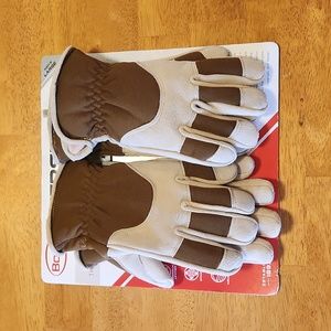 Boss Deerskin Winter Work Gloves Men's Large 3M Insulate 2 Pack